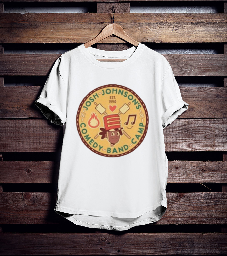 Josh Johnson's Comedy Band Camp Tour 1990 Marshmallows And Music Note T-Shirt