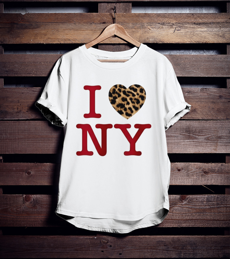 Latto Crave I Heart NY Leopard T-Shirt