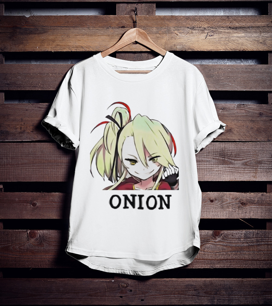 Deathpolca Anime Style Character With Onion T-Shirt