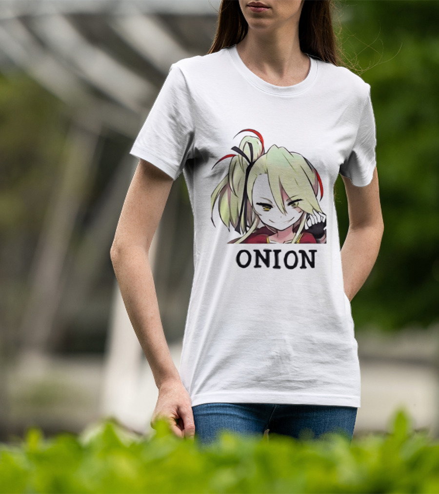 Deathpolca Anime Style Character With Onion T-Shirt