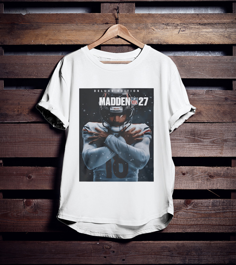 Madden NFL 27 Deluxe Edition Caleb Williams Bears 18 T-Shirt