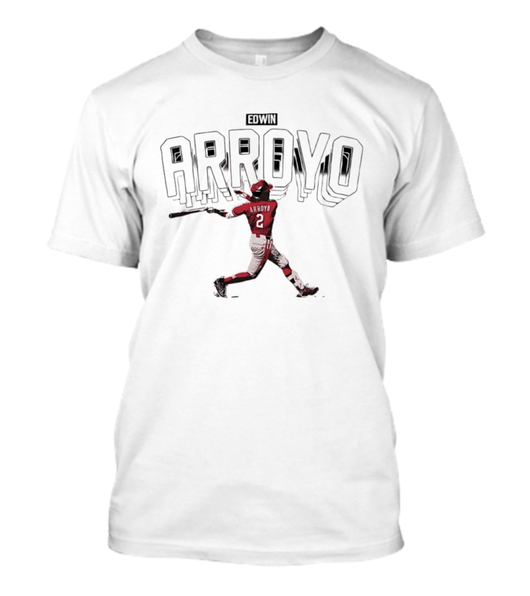 Edwin Arroyo Cincinnati Reds Showtime Baseball Player T-Shirt