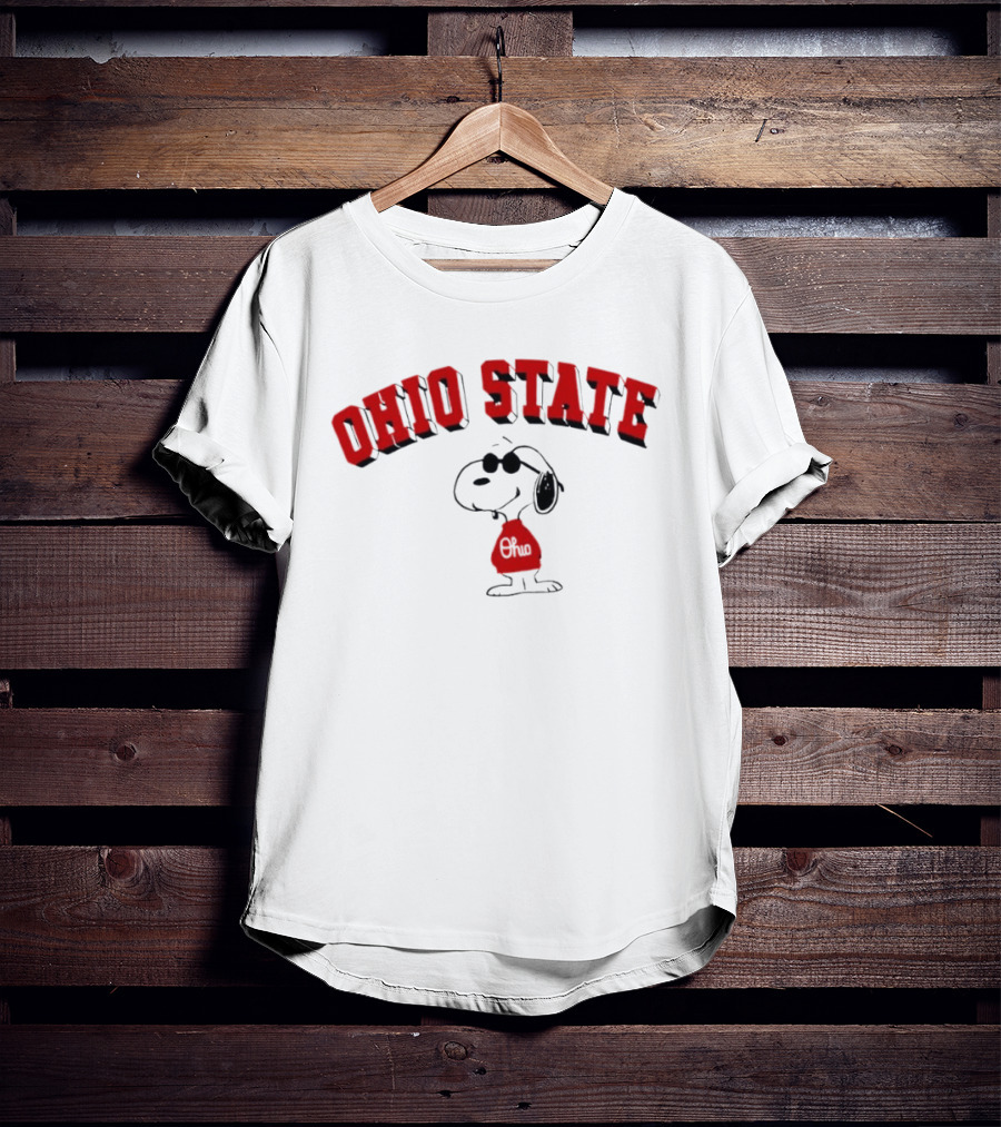 Ohio State Snoopy Peanuts Collaboration T-Shirt