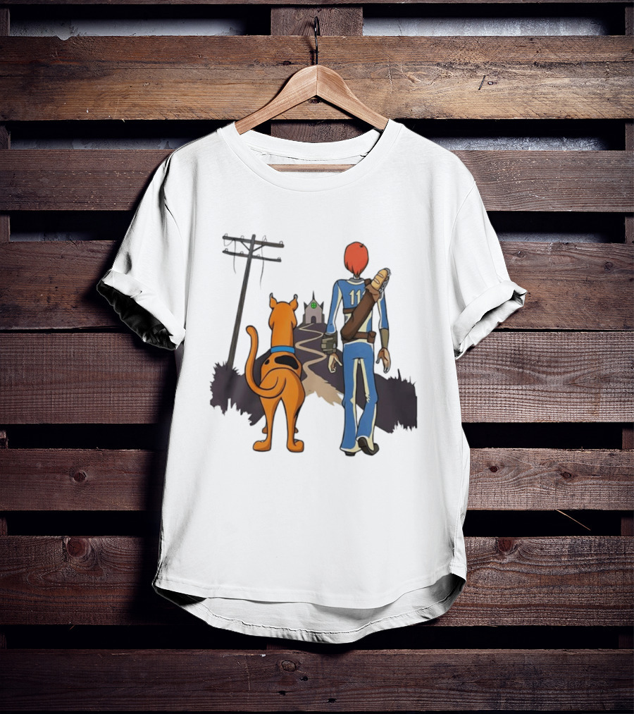 Scooby Doo Shaggy Rogers Fallout Vault Dweller Adventure T-Shirt