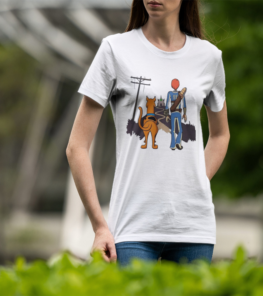 Scooby Doo Shaggy Rogers Fallout Vault Dweller Adventure T-Shirt