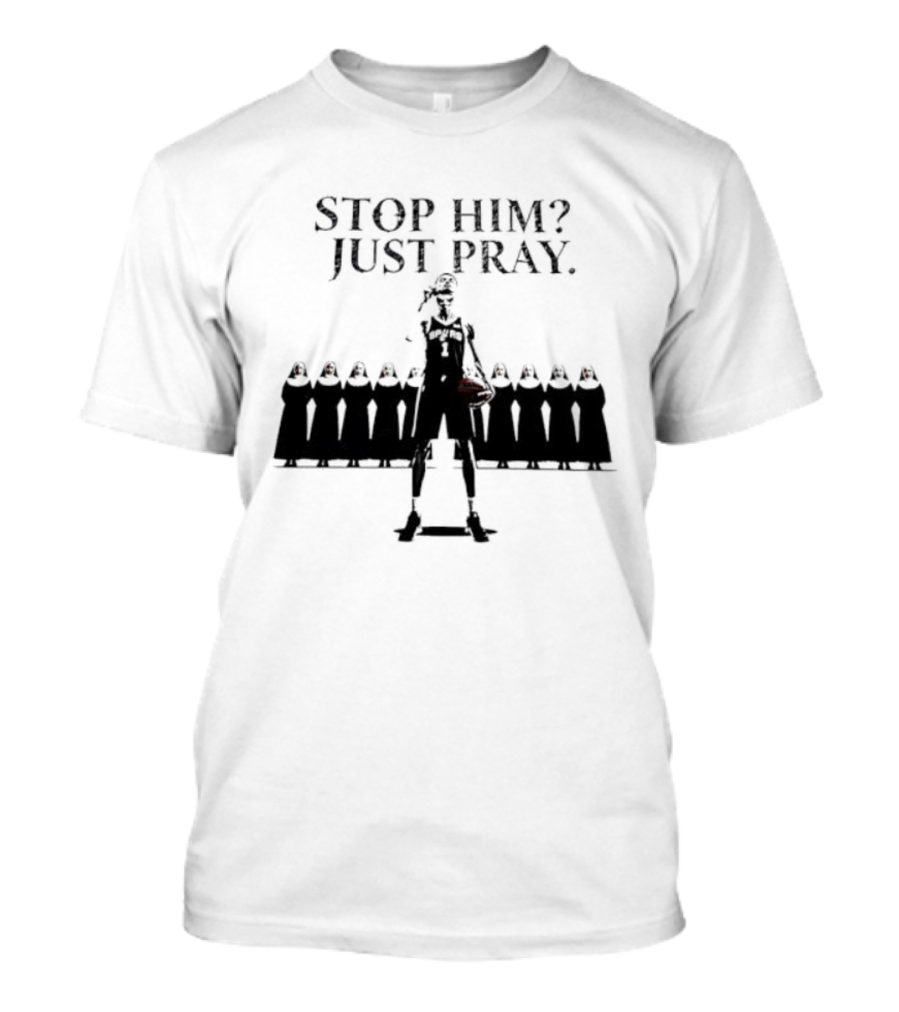 Victor Wembanyama San Antonio Spurs NBA Stop Him Just Pray T-Shirt