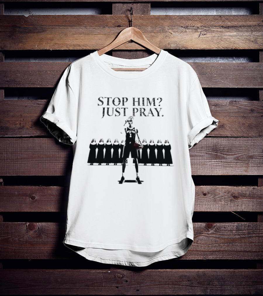 Victor Wembanyama San Antonio Spurs NBA Stop Him Just Pray T-Shirt
