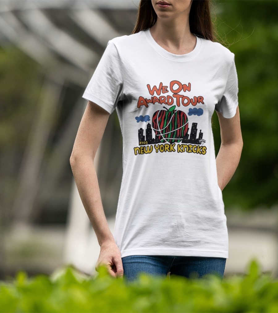 We On Award Tour ATCQ New York Knicks Apple Basketball NBA Team T-Shirt