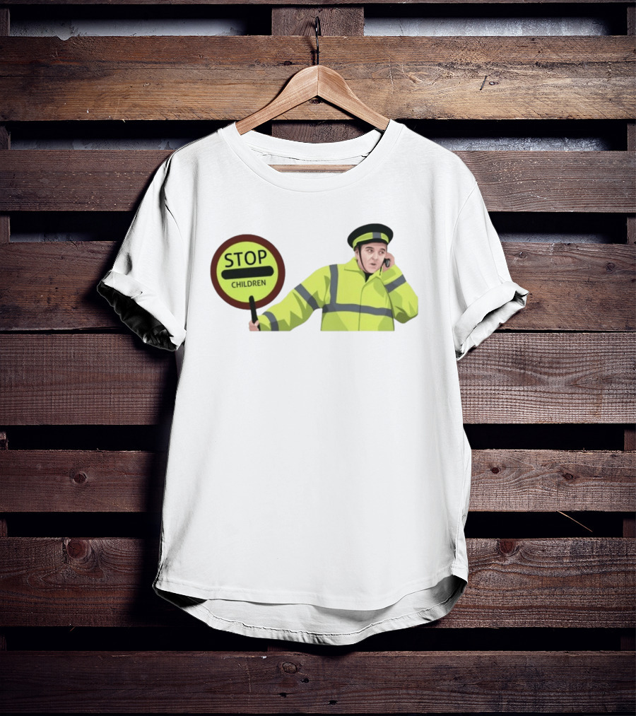 Line Of Duty Stop Children Max And Paddy Crossing Guard T-Shirt