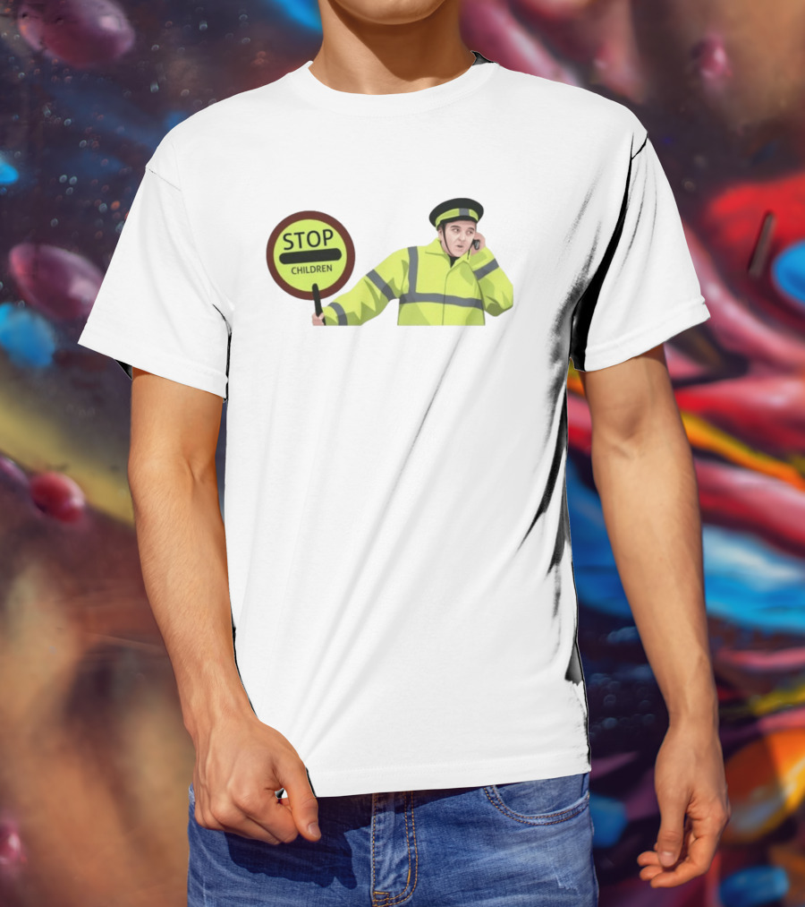 Line Of Duty Stop Children Max And Paddy Crossing Guard T-Shirt