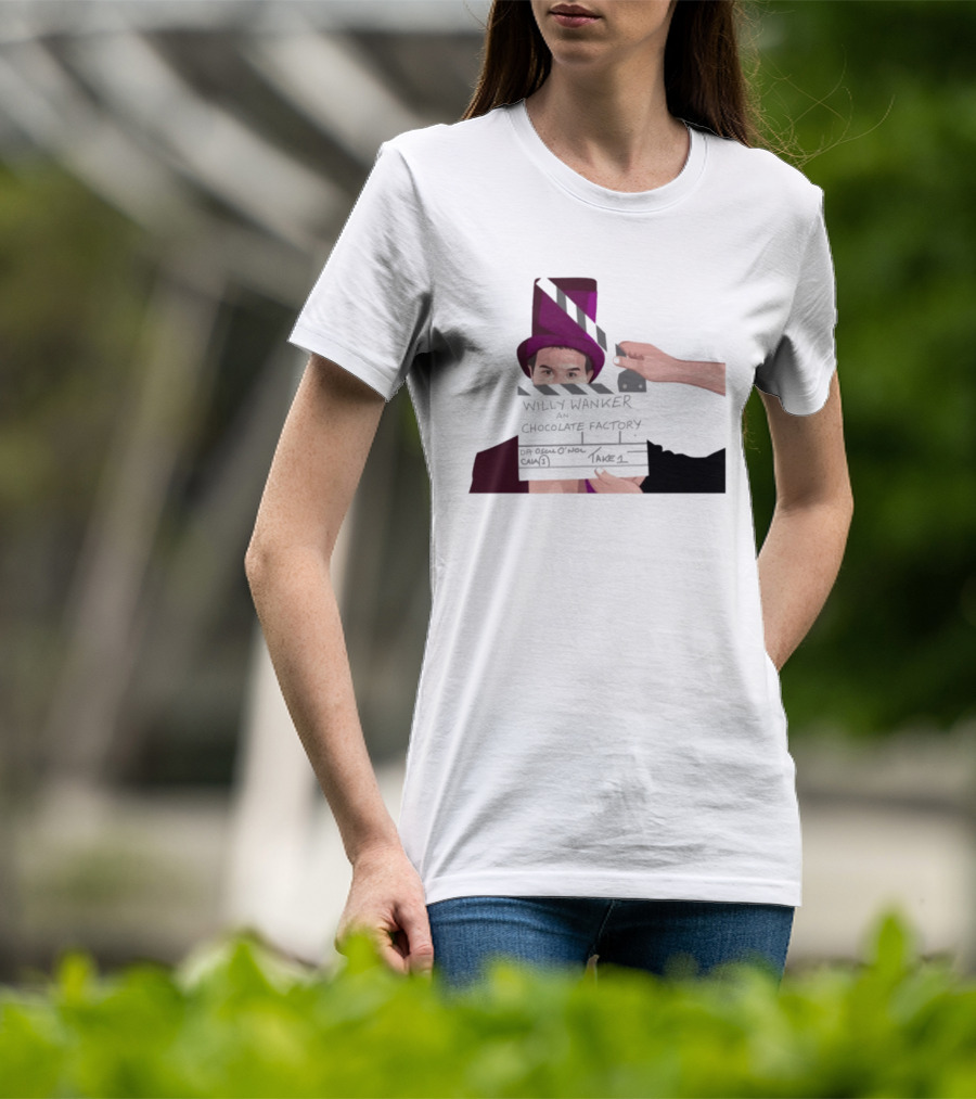 Max And Paddy Willy Wanker Chocolate Factory Movie Scene Take 1 T-Shirt