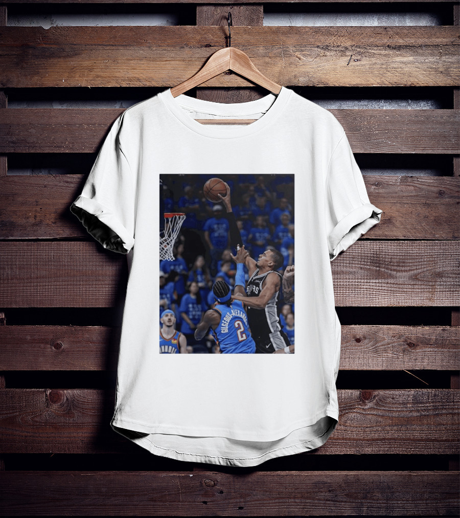 Victor Wembanyama Shai Gilgeous Alexander NBA Showdown San Antonio Spurs Vs Oklahoma City Thunder T-Shirt