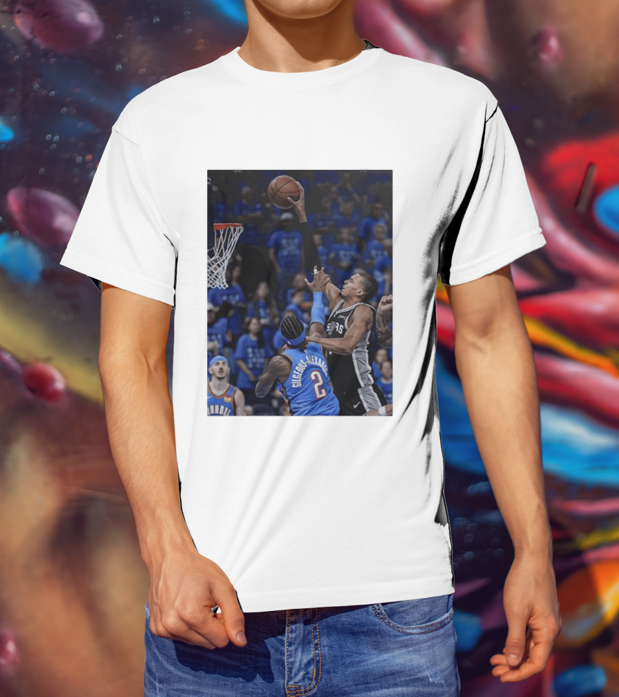 Victor Wembanyama Shai Gilgeous Alexander NBA Showdown San Antonio Spurs Vs Oklahoma City Thunder T-Shirt
