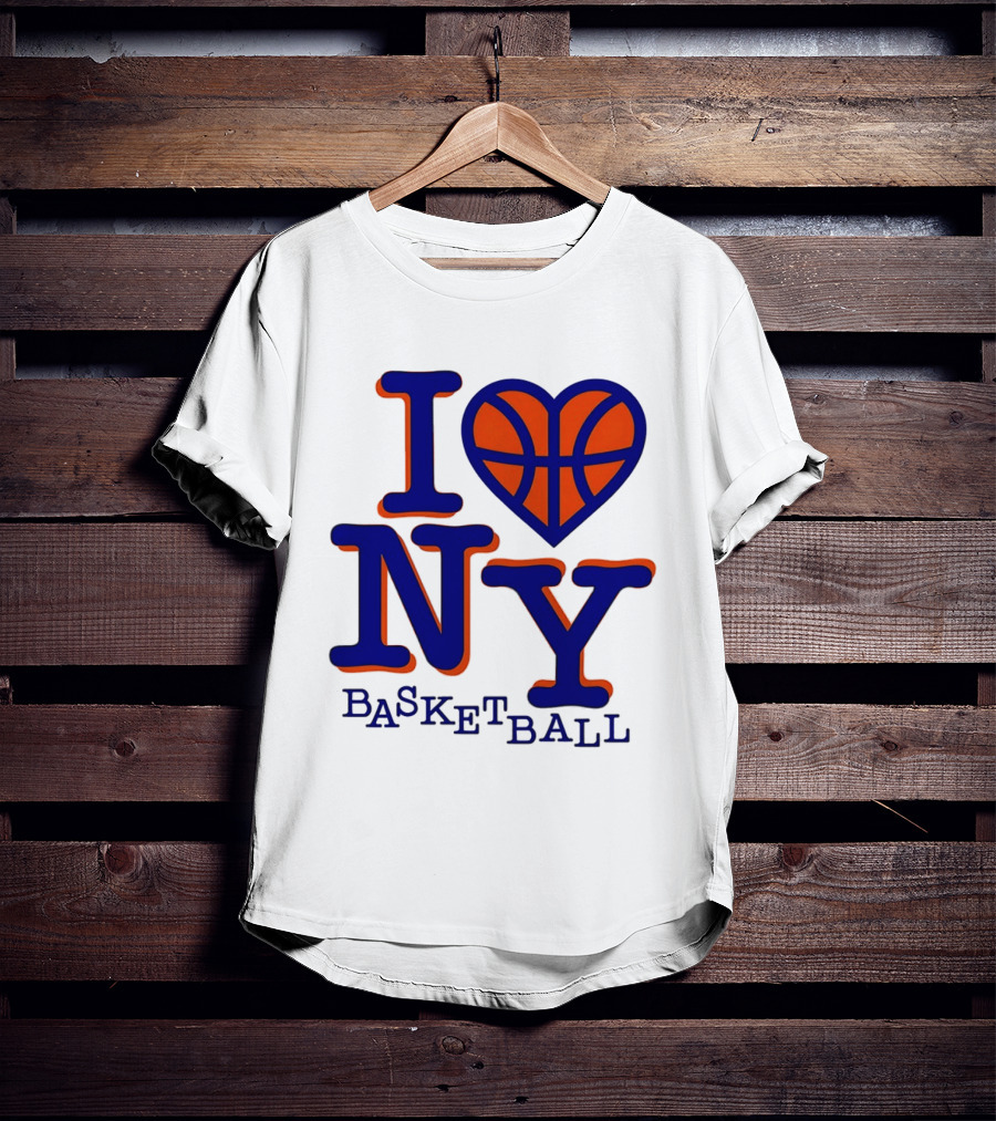 I Heart NY Basketball 2026 New York Knicks NBA T-Shirt