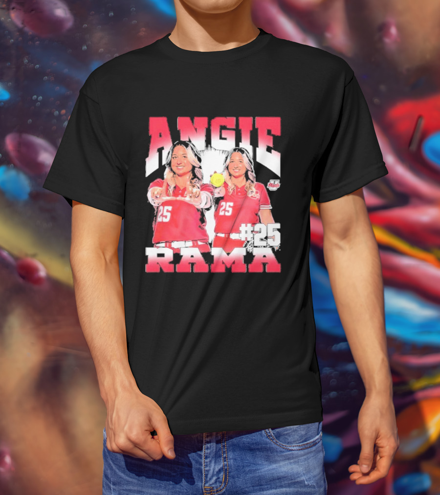 Angie Rama 25 Umass Athletics NCAA Softball T-Shirt