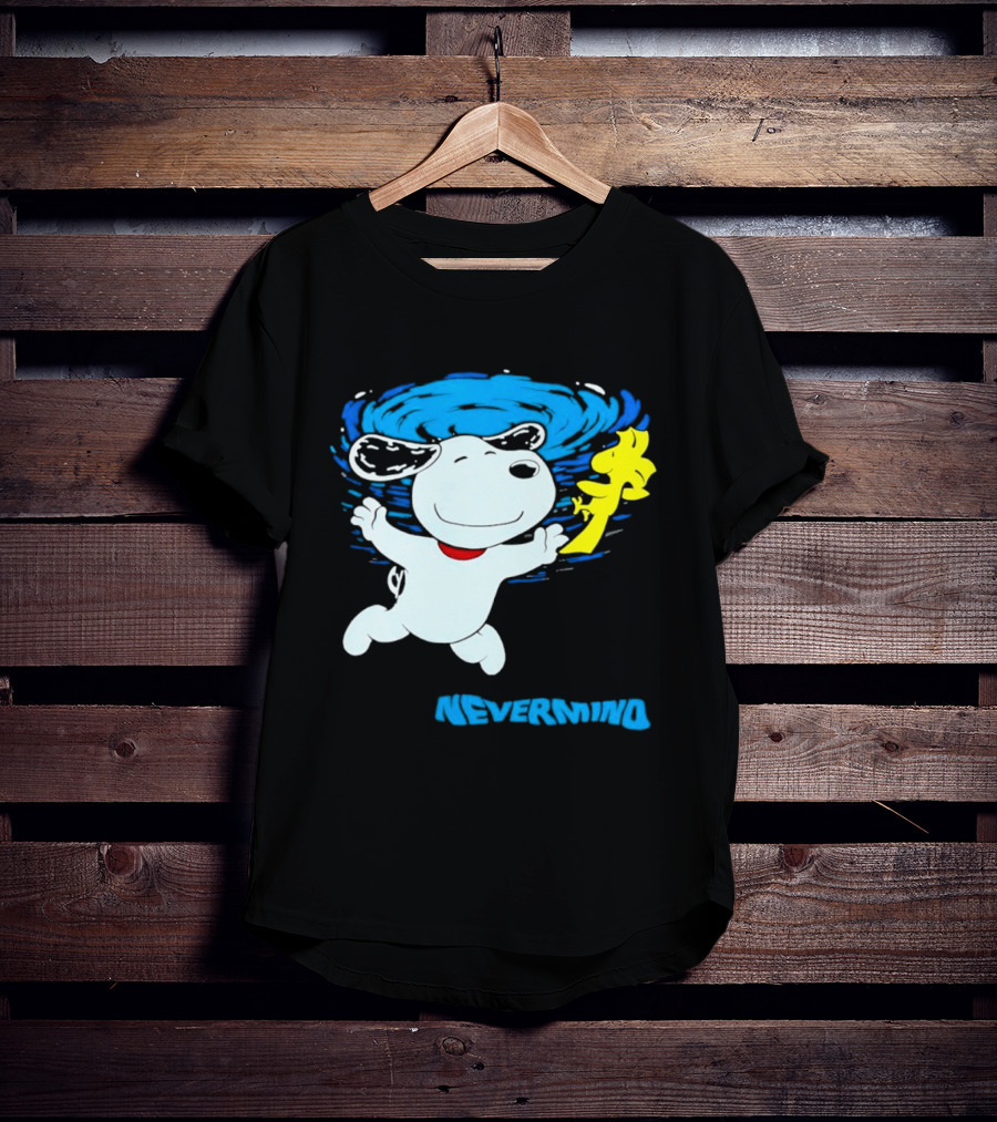 Snoopy Woodstock Nevermind Swimming Adventure T-Shirt