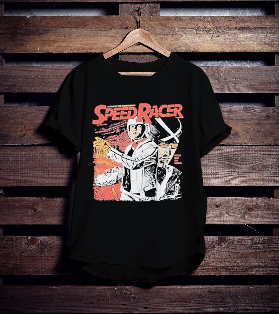 Speed Racer Movie Mach 5 Racer X Manga Style Wachowskis Film T-Shirt