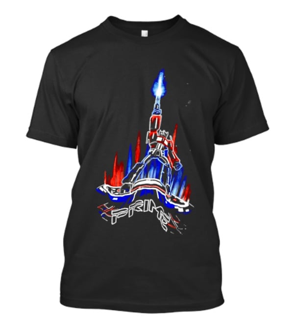 Transformers Optimus Prime Neon Glow Sci Fi Legacy 2026 T-Shirt