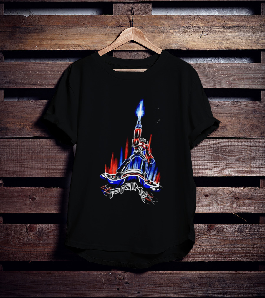 Transformers Optimus Prime Neon Glow Sci Fi Legacy 2026 T-Shirt