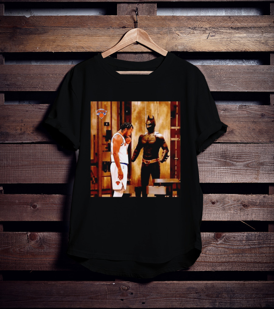 New York Knicks Jaylen Brunson Meets Batman Gotham T-Shirt