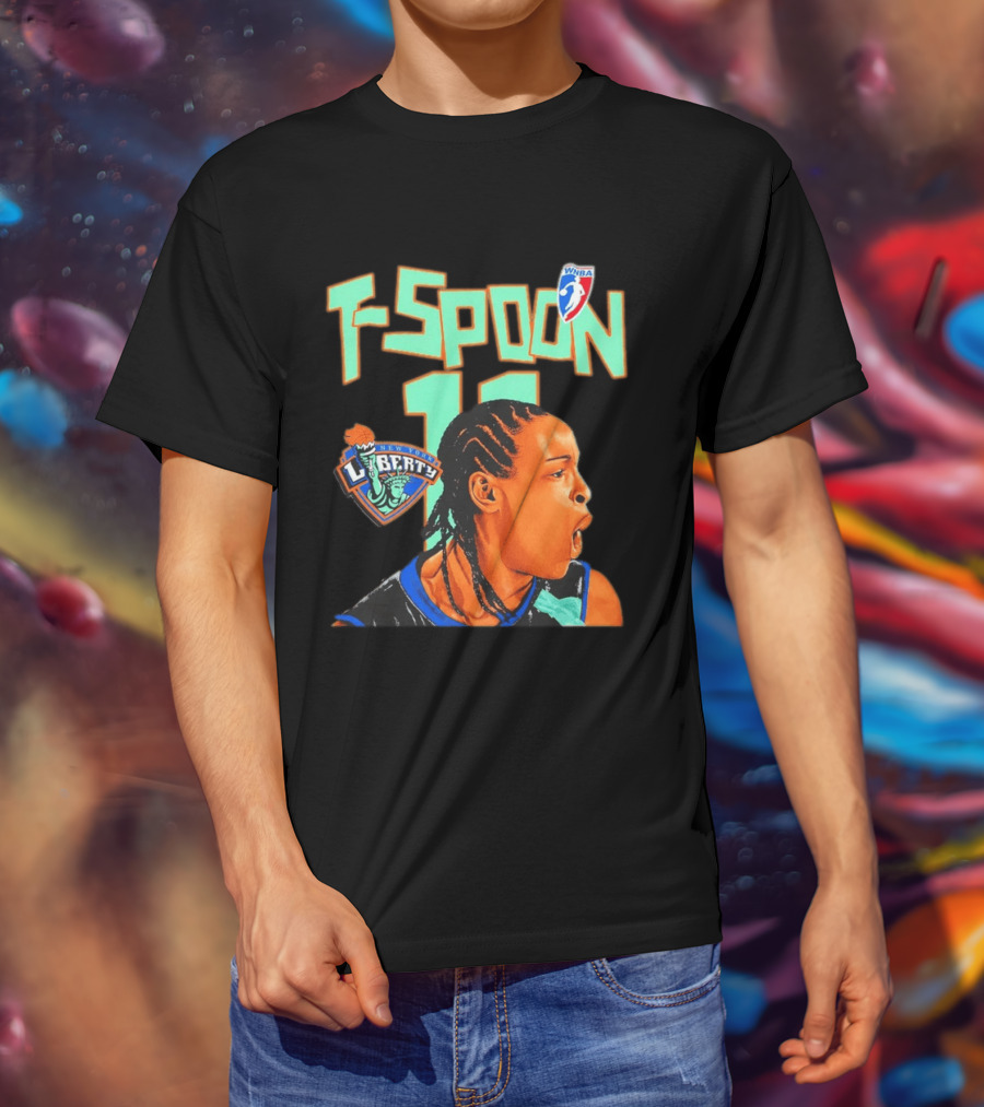 WNBA Spoon Teresa Weatherspoon New York Liberty Basketball 11 T-Shirt