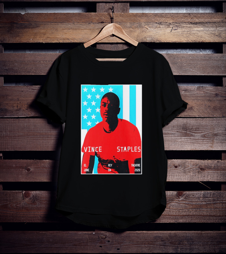 Vince Staples El Rey Theatre Los Angeles June 4 2026 T-Shirt