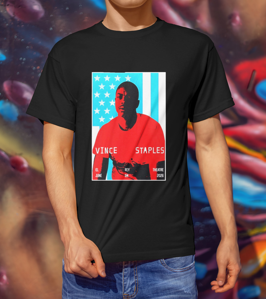 Vince Staples El Rey Theatre Los Angeles June 4 2026 T-Shirt