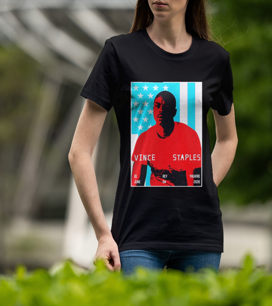 Vince Staples El Rey Theatre Los Angeles June 4 2026 T-Shirt