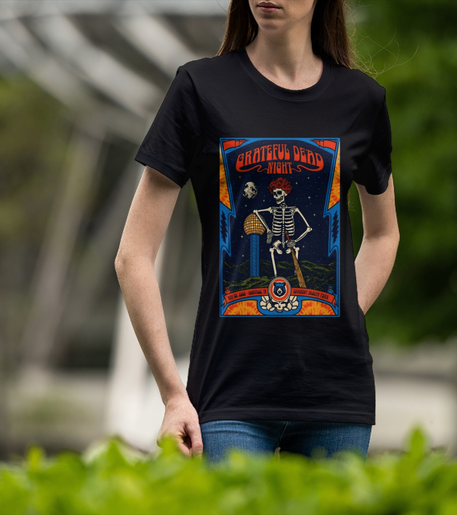 Grateful Dead Night Skeleton May 23 2026 Knoxville TN Covenant Health Park T-Shirt
