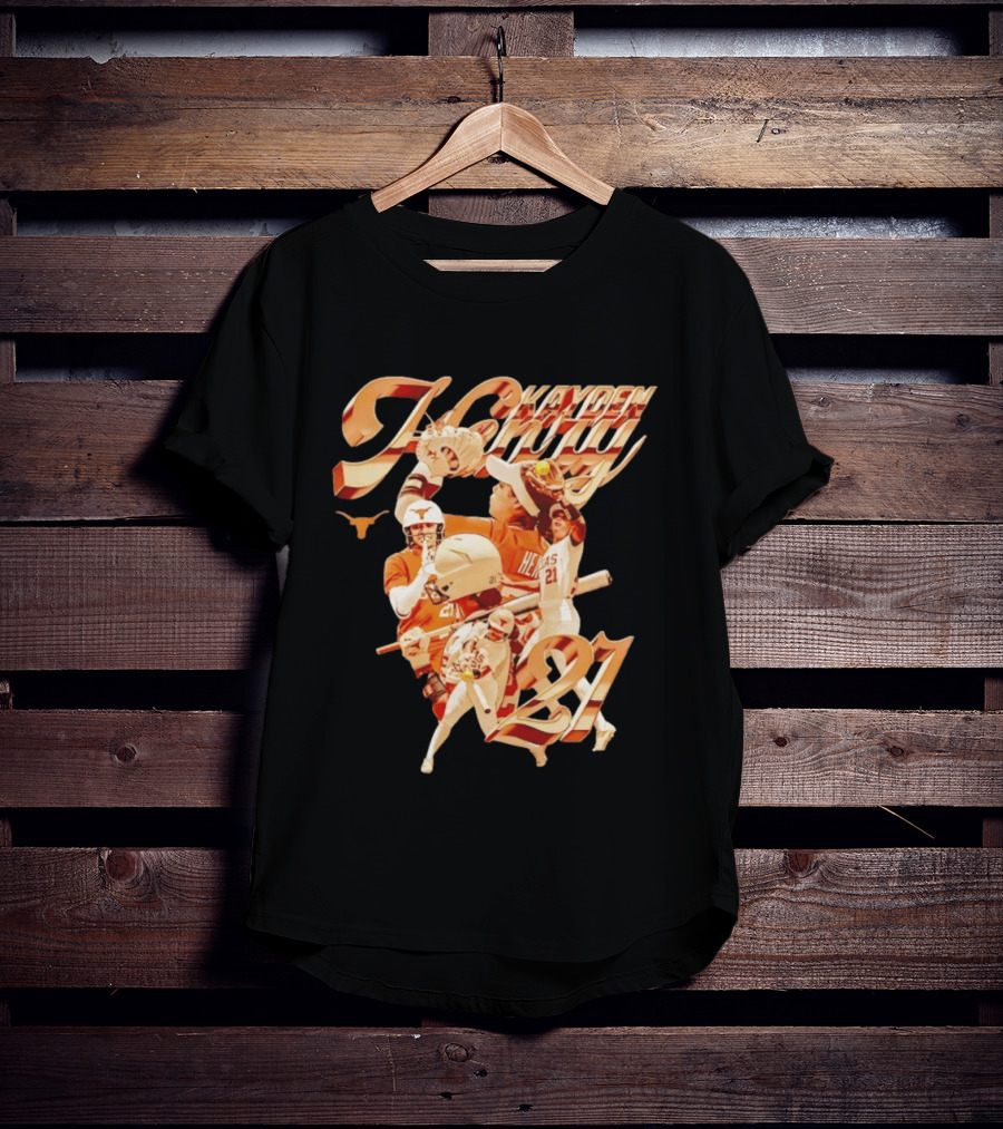Kayden Henry Texas Longhorns 21 NCAA Softball 2026 T-Shirt