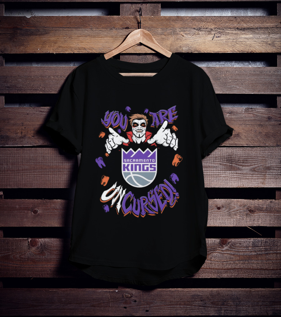 Sacramento Kings Danhausen You Are Uncursed Collaboration With WWE T-Shirt