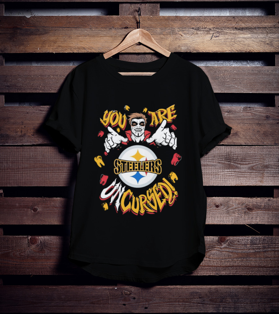 WWE Danhausen Steelers Football You Are Uncursed T-Shirt