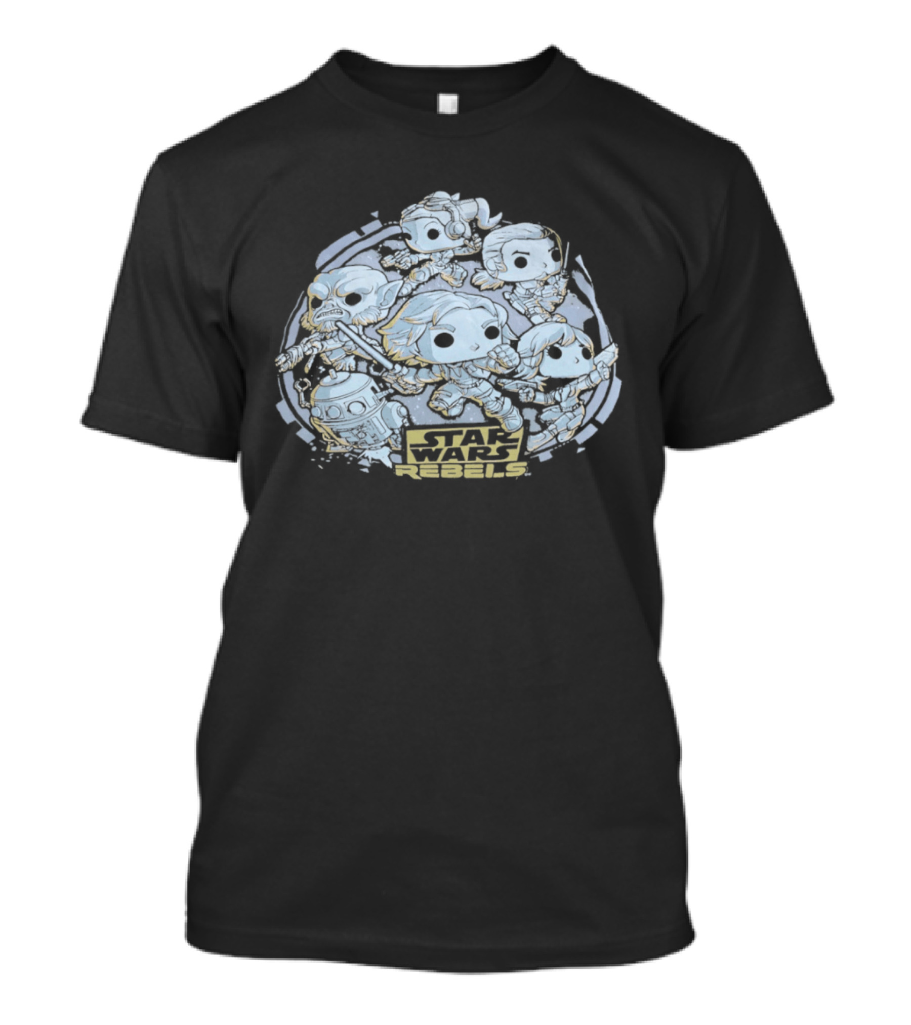 Star Wars Rebels Ghost Crew Funko Pop Figures Collection T-Shirt