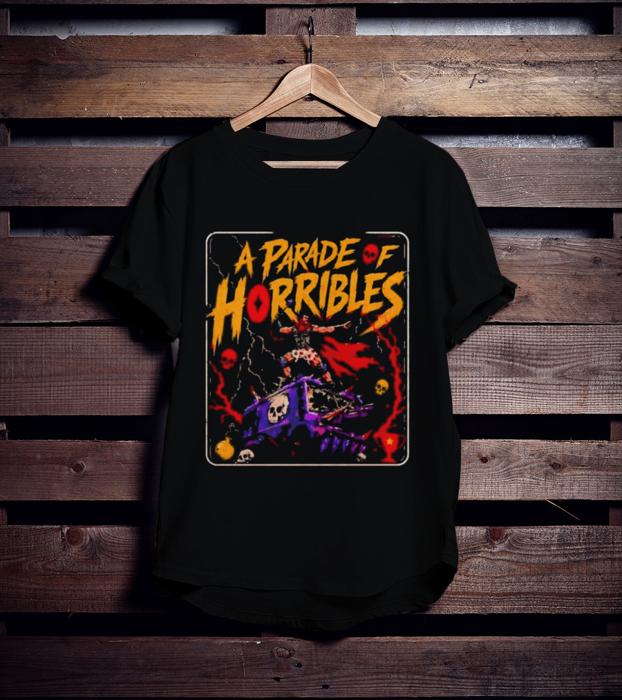 A Parade Of Horribles Warrior Skulls Fantasy Metal T-Shirt