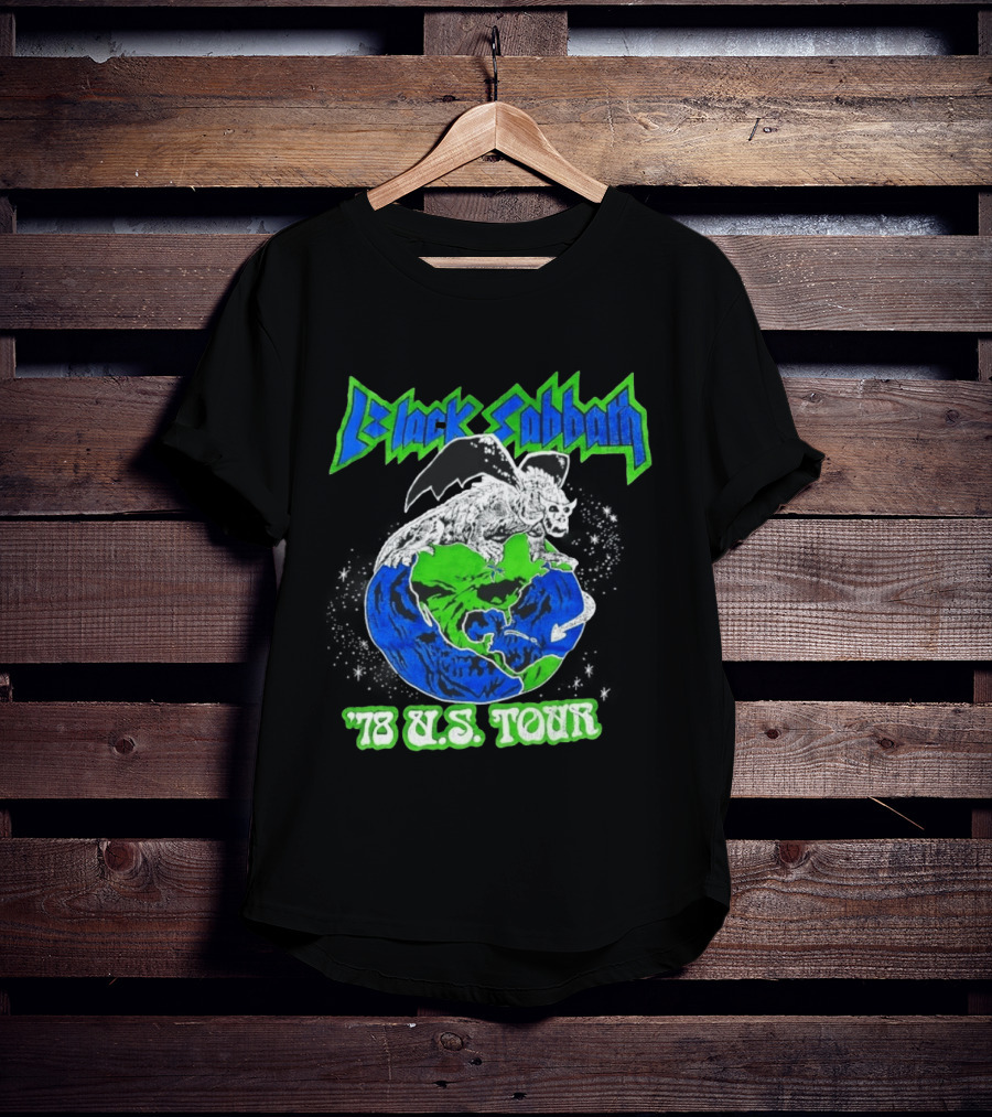 Black Sabbath 78 US Tour Winged Beast On Earth T-Shirt