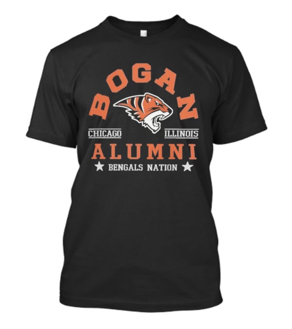 Bogan Chicago Illinois Alumni Bengals Nation T-Shirt