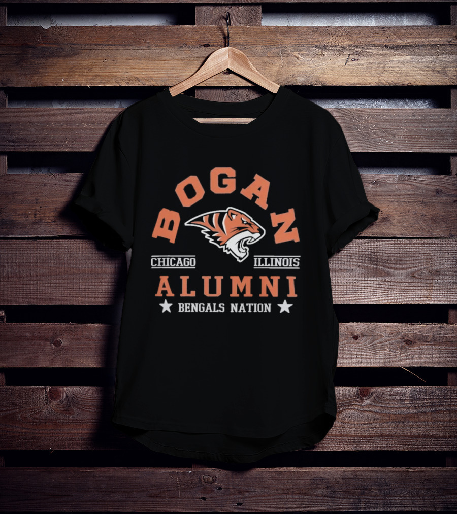 Bogan Chicago Illinois Alumni Bengals Nation T-Shirt