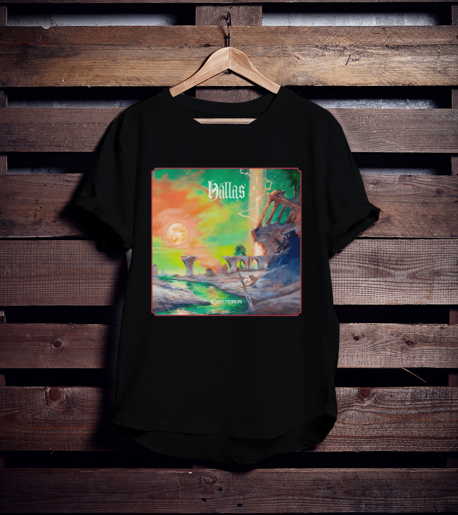 Hällas Conundrum Fantasy Moonscape Adventure T-Shirt