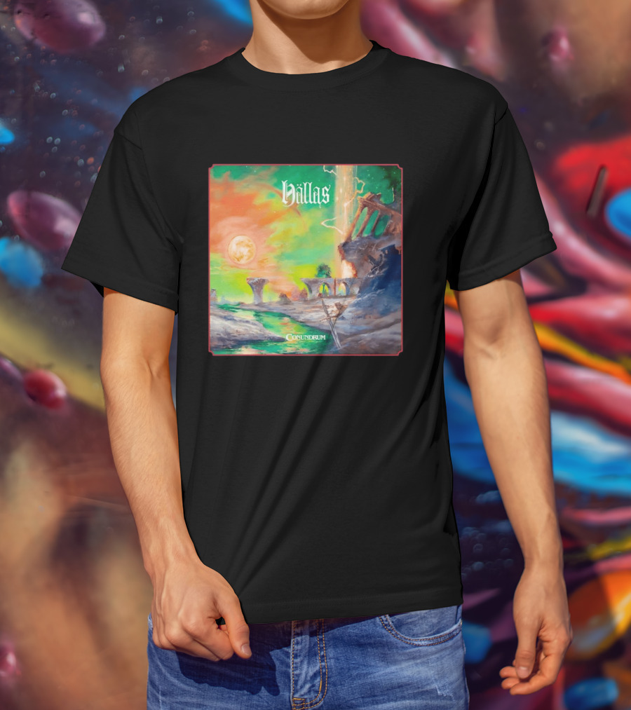 Hällas Conundrum Fantasy Moonscape Adventure T-Shirt