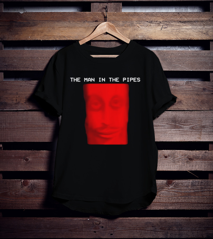Scary Entity Red Face Man In The Pipes T-Shirt
