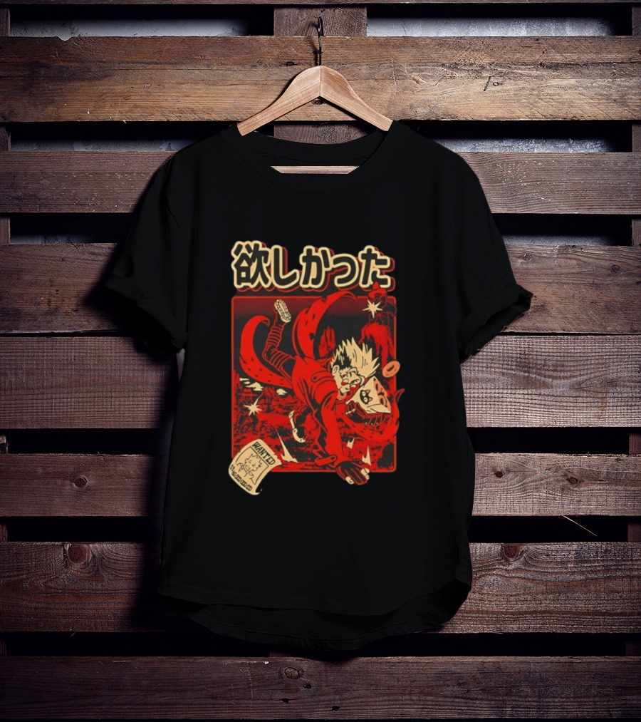 Vash The Stampede Wanted Love Peace Donuts T-Shirt