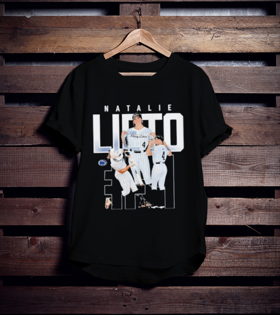 Natalie Lieto Penn State NCAA Softball Team Celebration T-Shirt