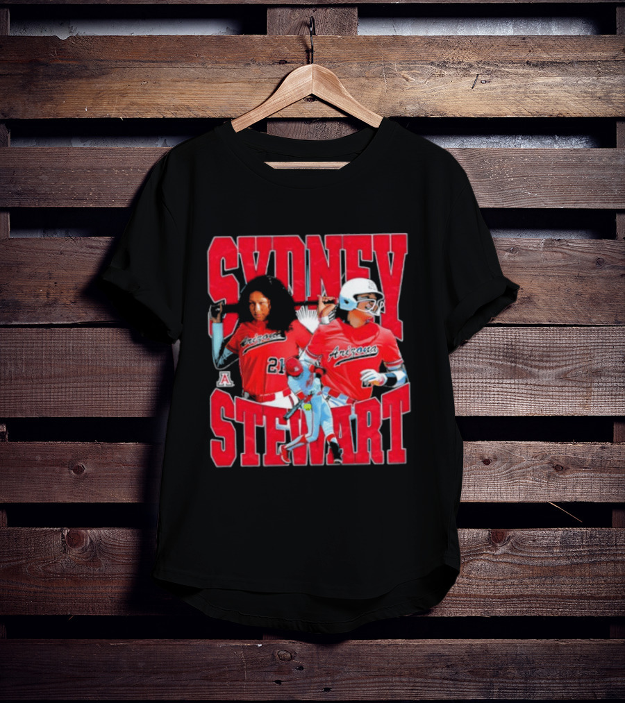 Sydney Stewart Arizona Wildcats NCAA Softball Team T-Shirt