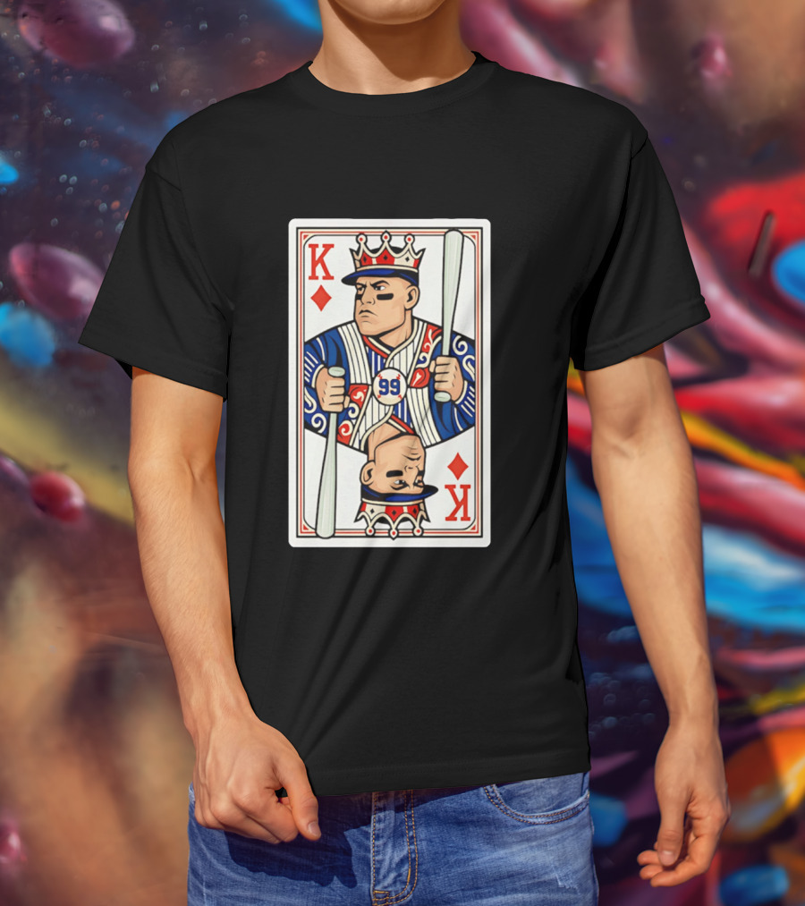 Aaron Judge New York Yankees King Of Diamonds 99 Batting Legend T-Shirt