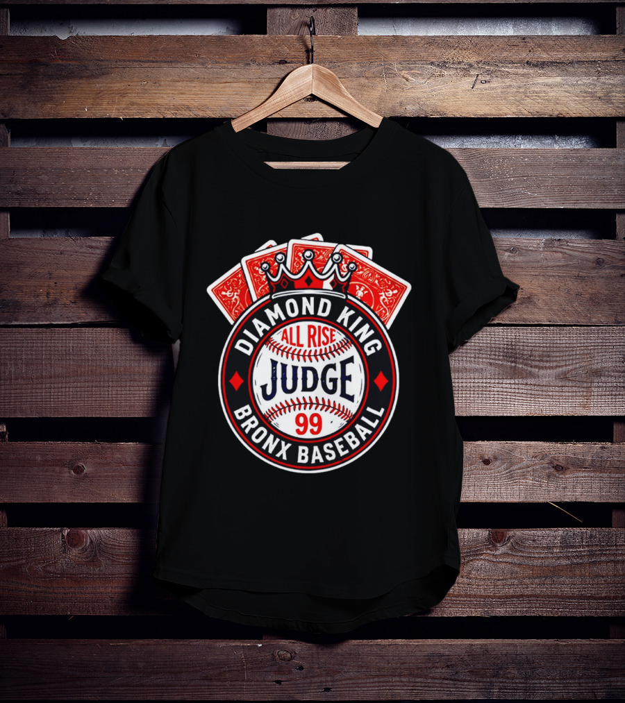 Diamond King All Rise Judge 99 Bronx Baseball T-Shirt