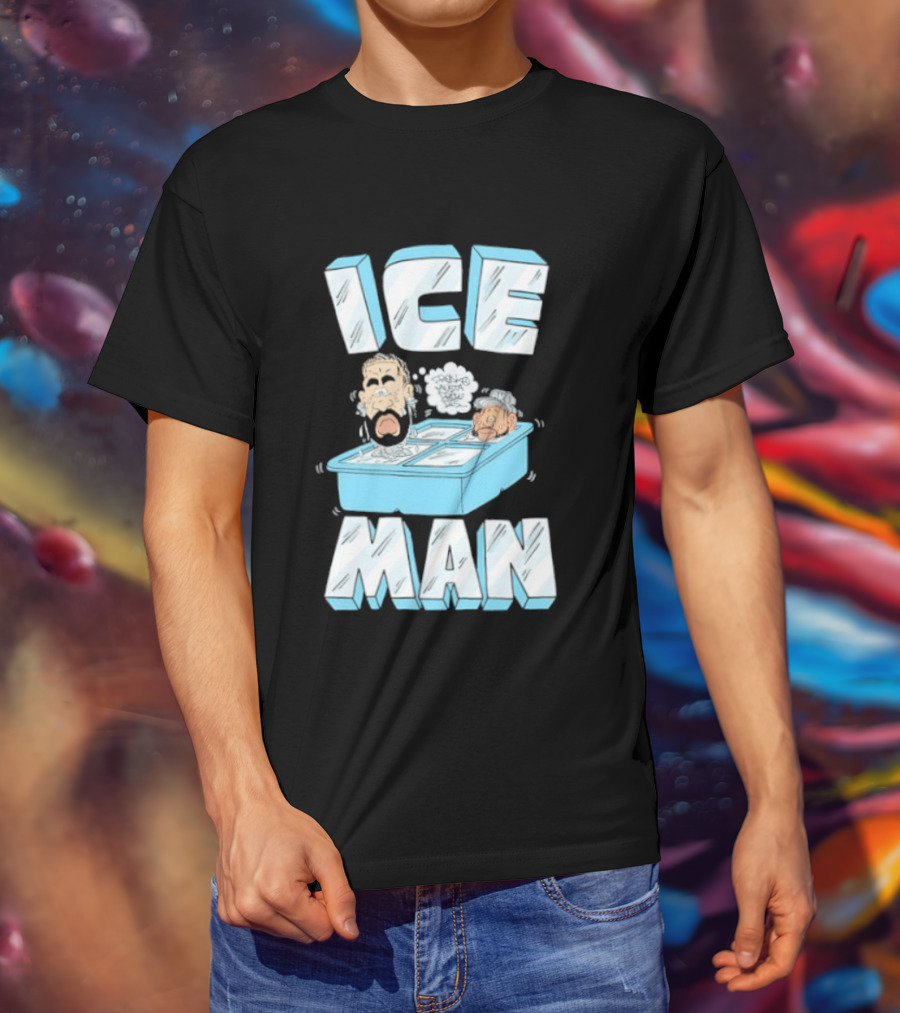 Iceman Fronko Musta Drew Diss Caricature Drake T-Shirt