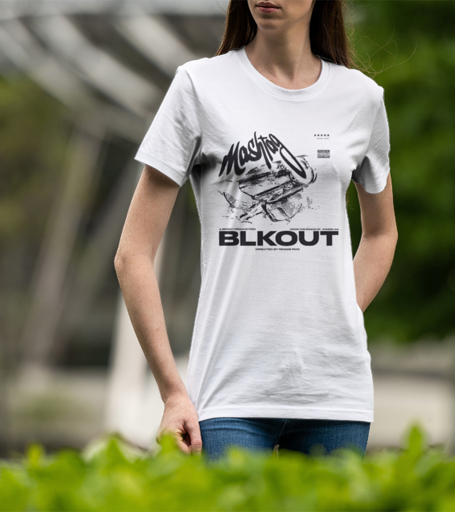 BLKOUT Machin Directed By Reggie Roo T-Shirt