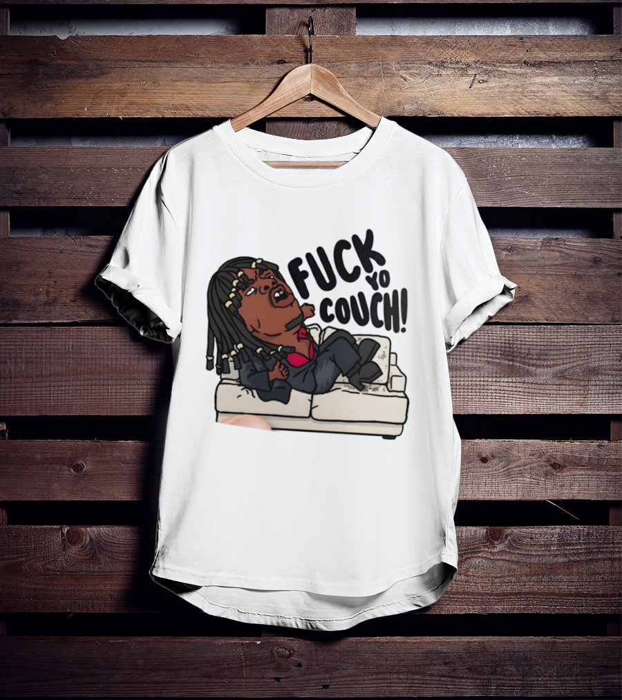 Chief Keef Fuck Yo Couch Illustrated Meme Drawing T-Shirt