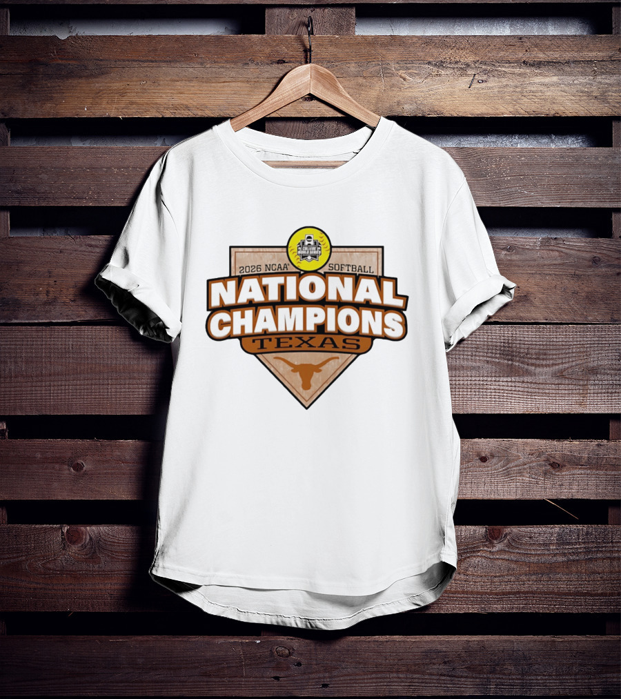 Texas Longhorns 2026 NCAA Softball National Champions T-Shirt
