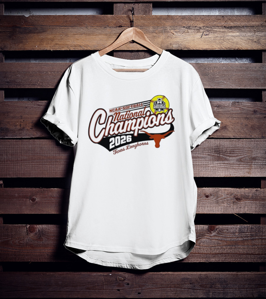 Texas Longhorns 2026 Softball National Champions T-Shirt